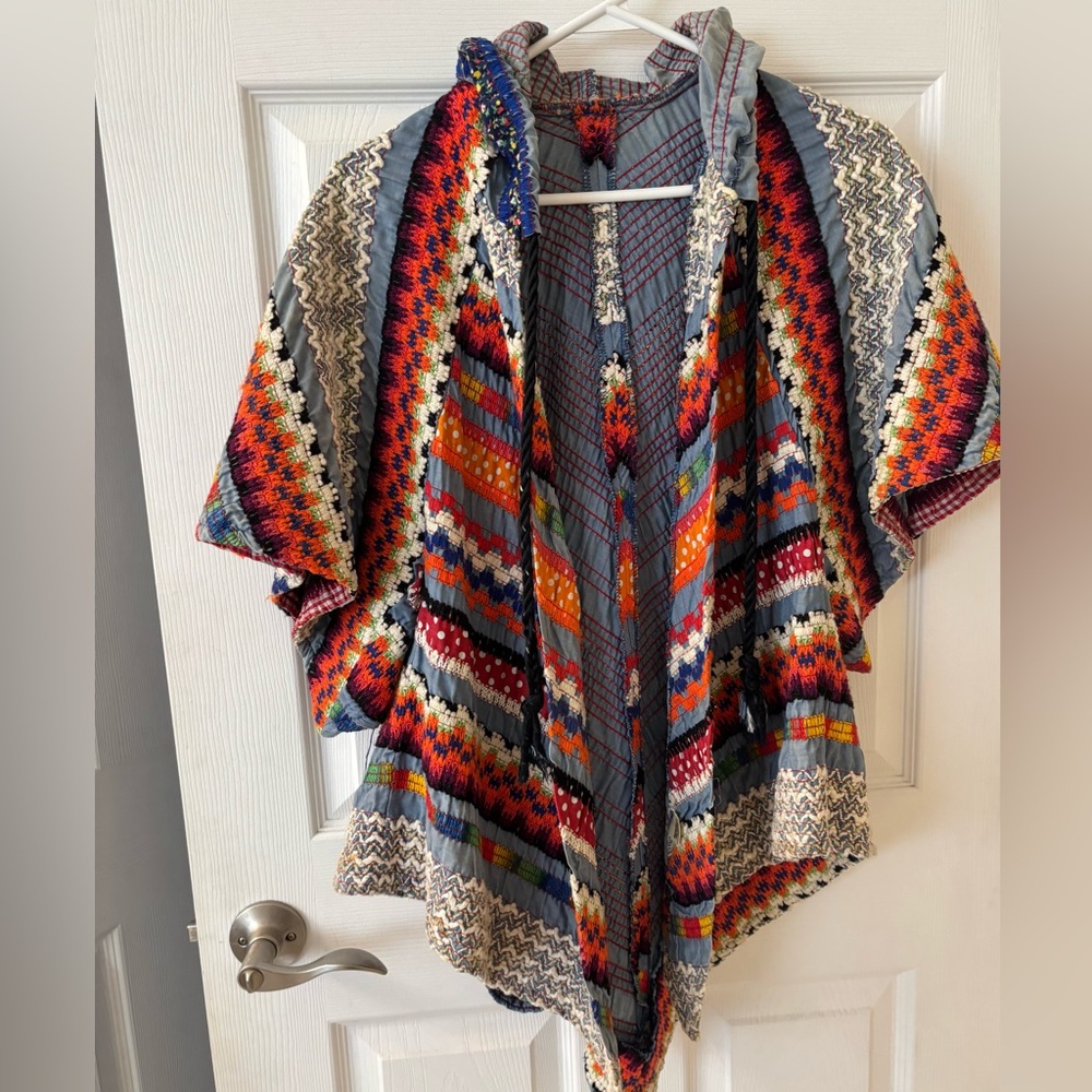 Bohemian-‎ Style Open knitted Hooded Cardigan